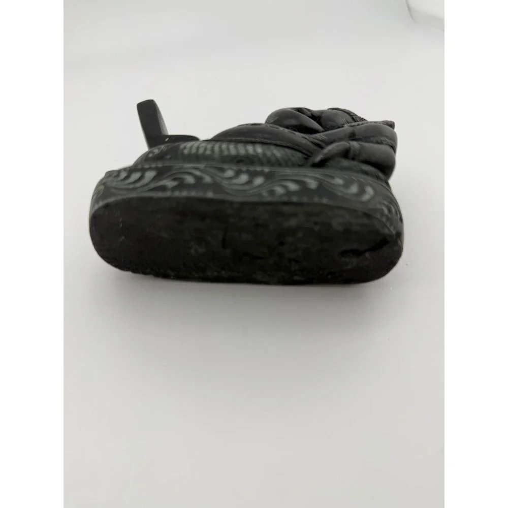 Lord Ganesha Statue‎ Using Laptop Black Carved Figurine Hindu Elephant God Decor